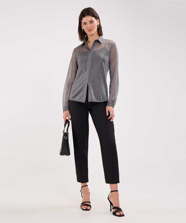 Camisa con Lurex image number null