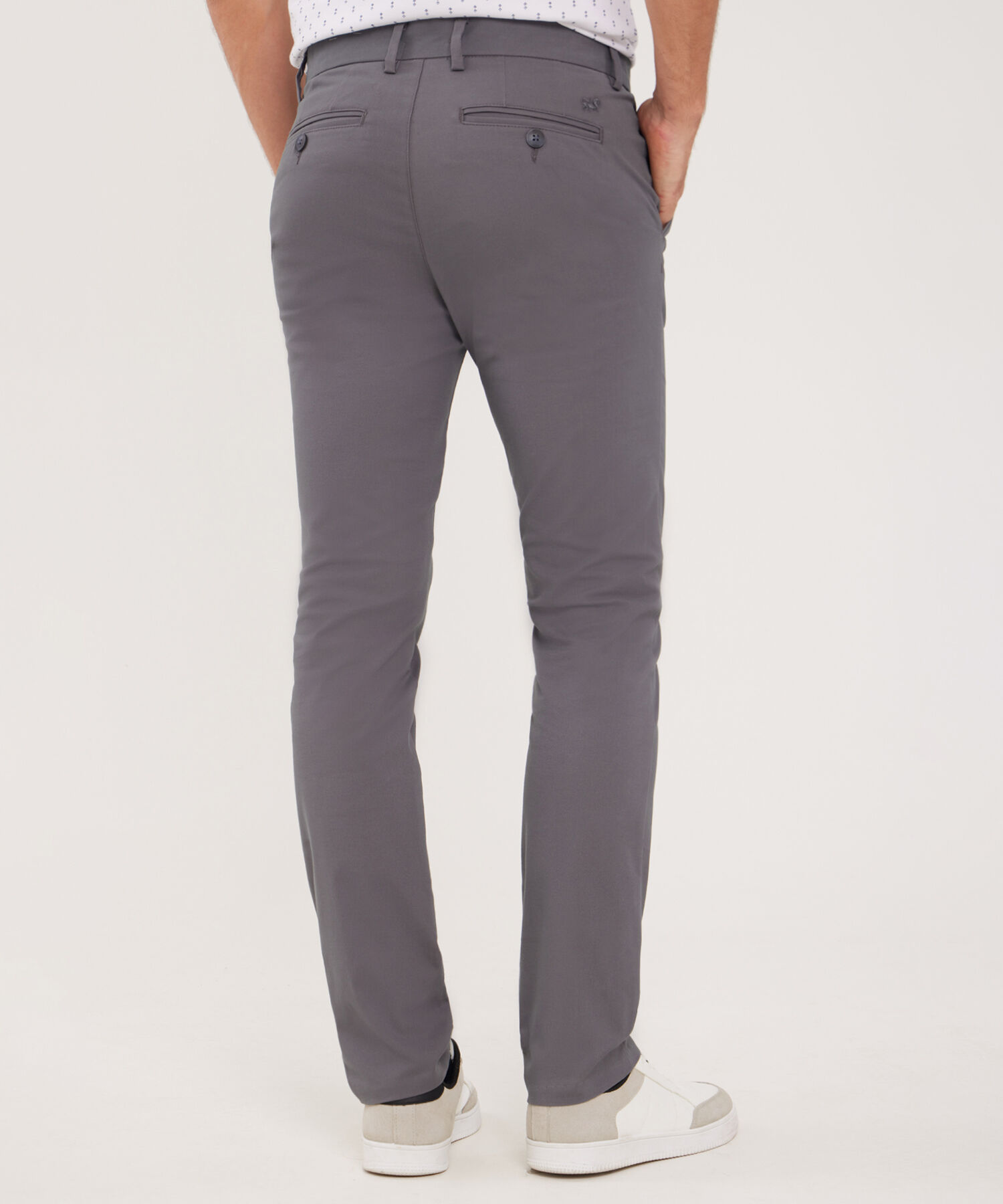 Pantalon Chino Basico Contraste - Nuevo Fit- Slim