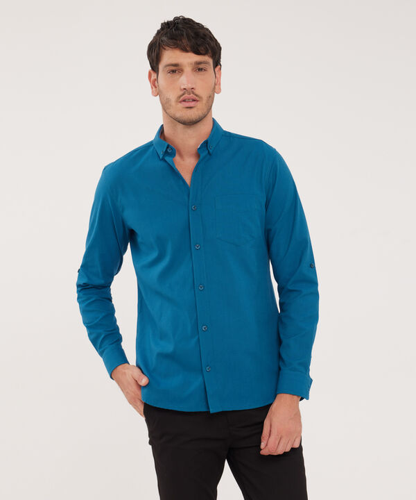 Camisa Manga Larga Unicolor image number null