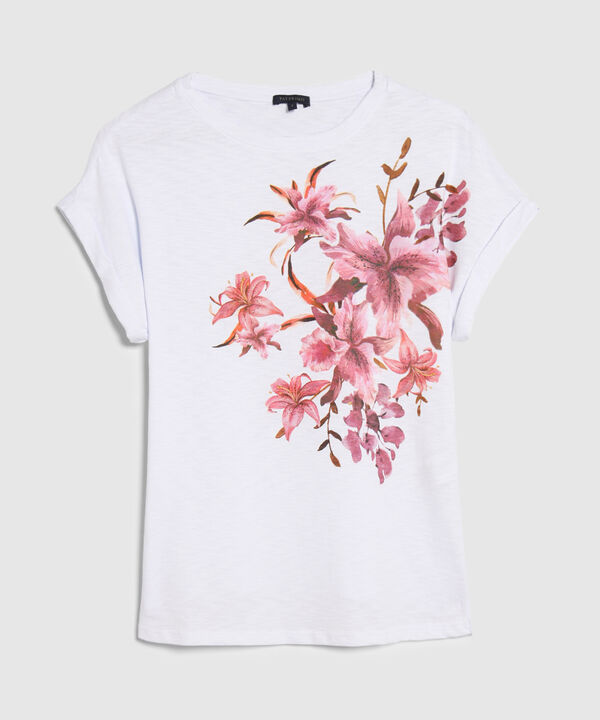 Camiseta Manga Corta Con Screen En Frente
