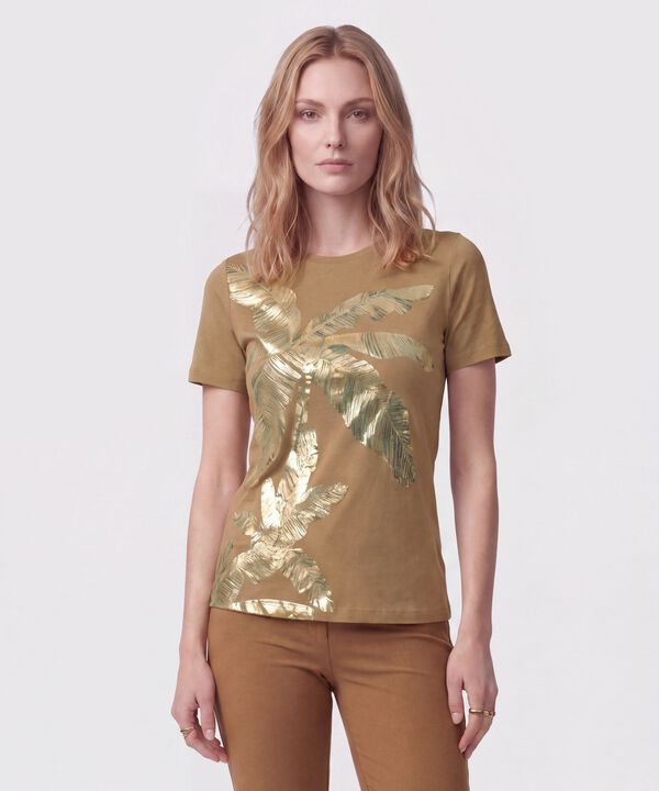 Camiseta De Cuello Redondo Para Mujer image number null