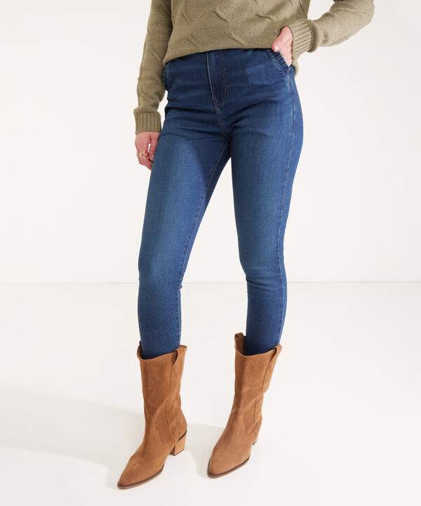 Jean Skinny con Bolsillos en Ruches