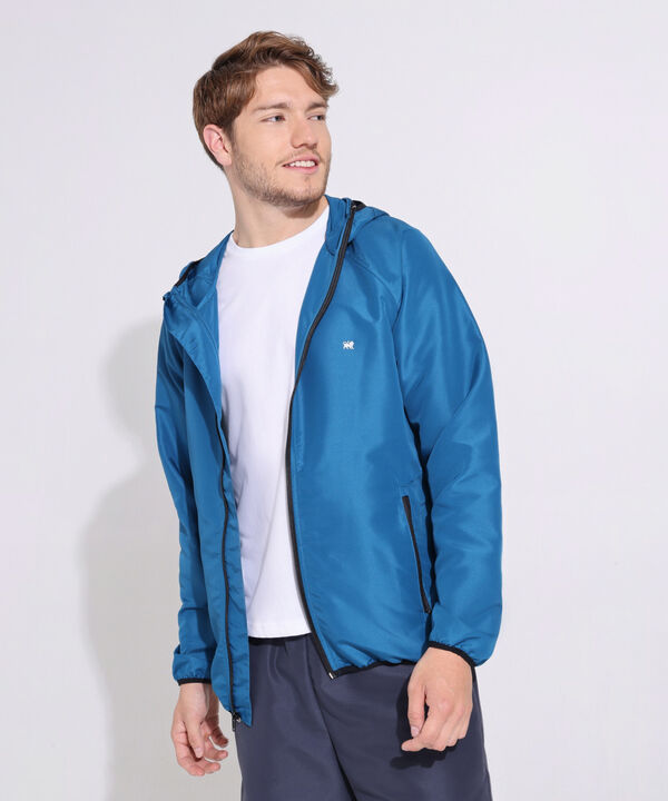 Chaqueta Deportiva Tejido Plano Unicolor, Manga Ranglan image number null