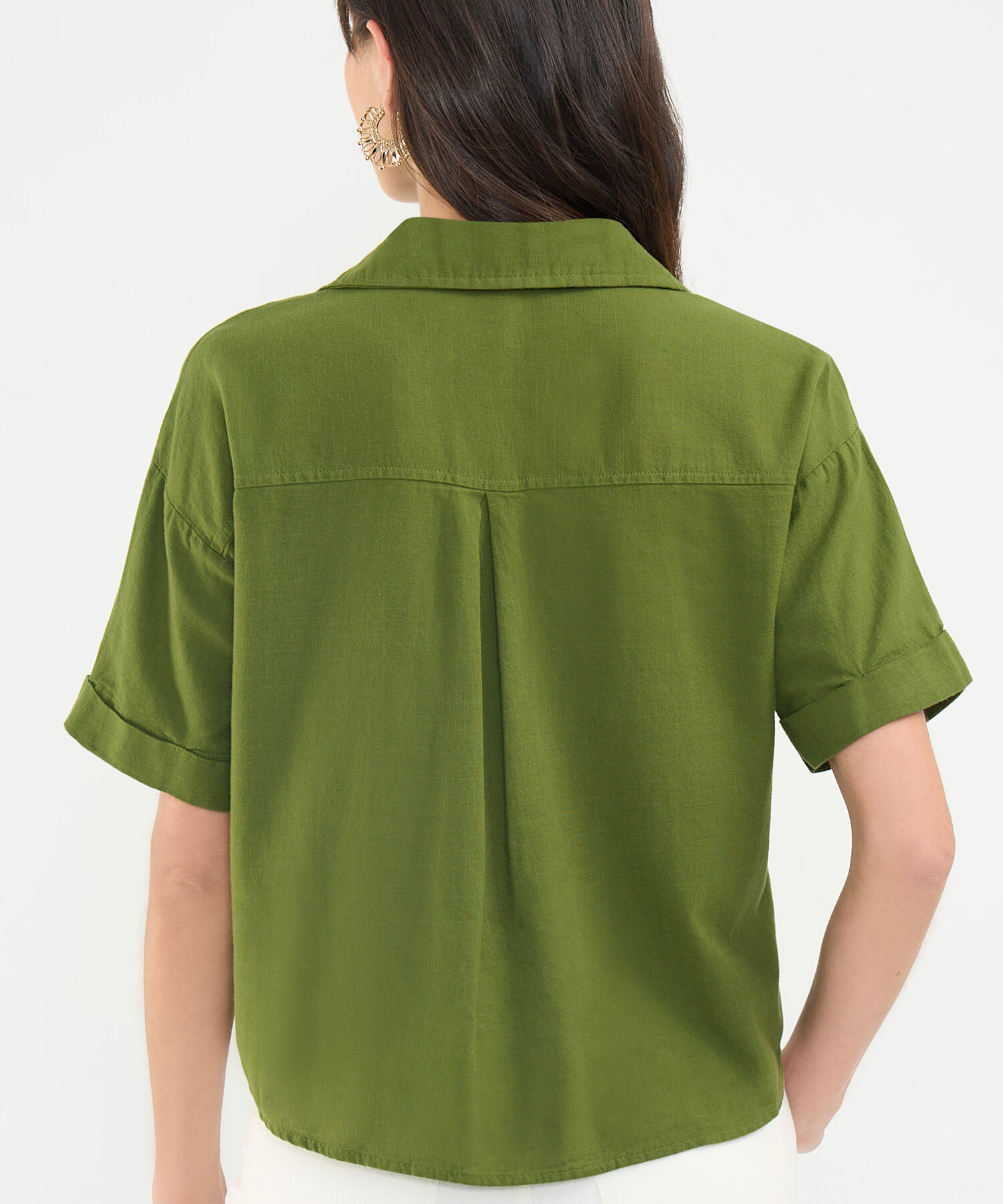 Camisa Resort en Efecto Lino