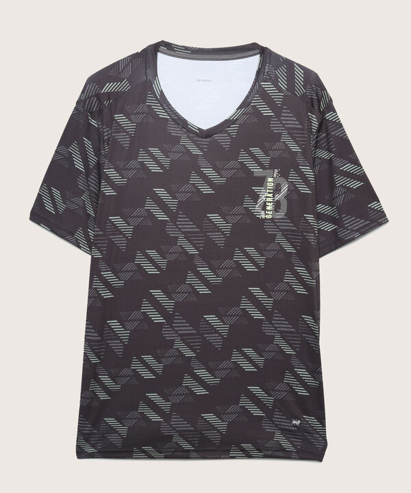 Camiseta Manga Corta, Cuello V Sublimada Con Screen image number null