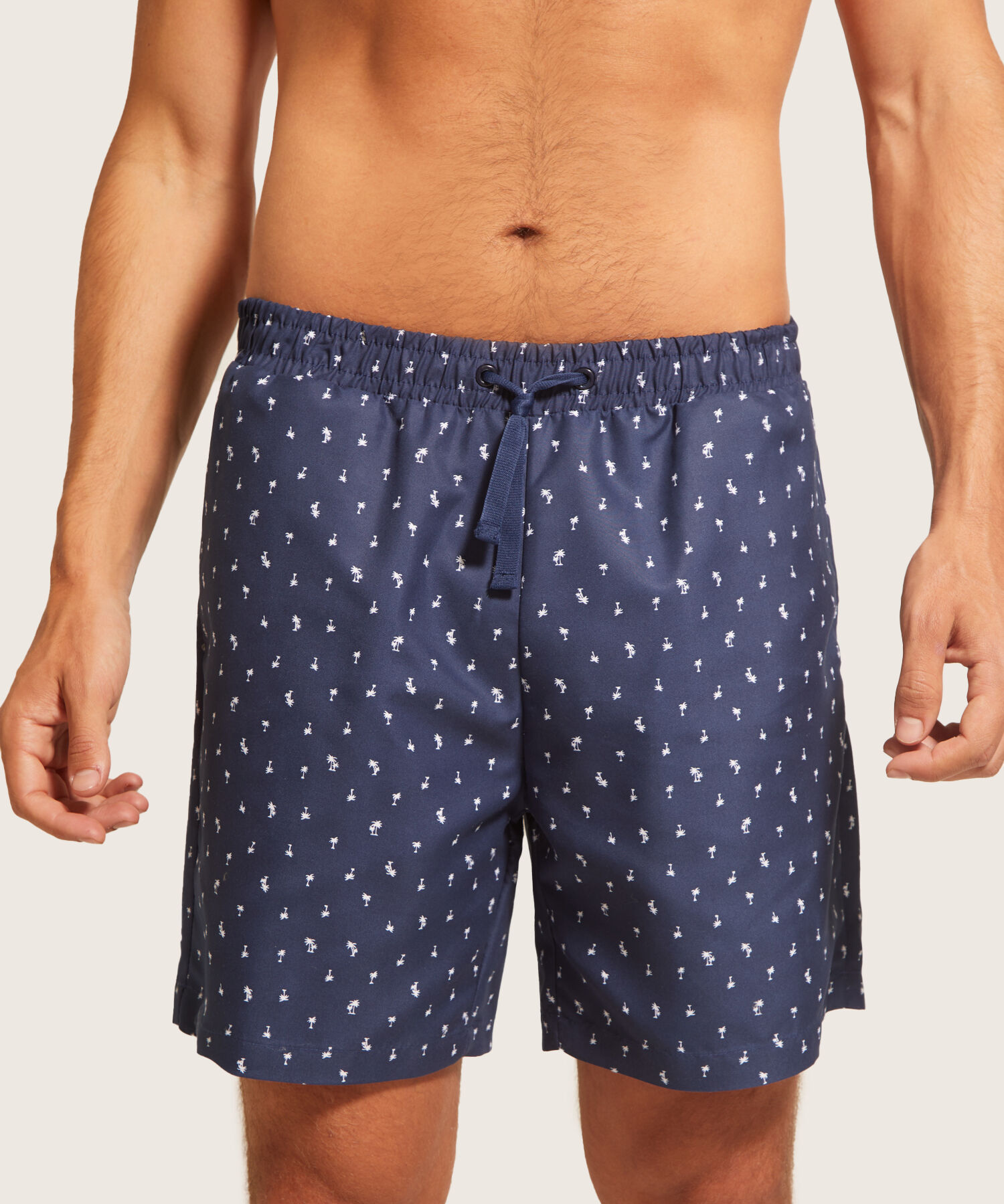 Bermuda Bañadora Estampada Tejido Plano