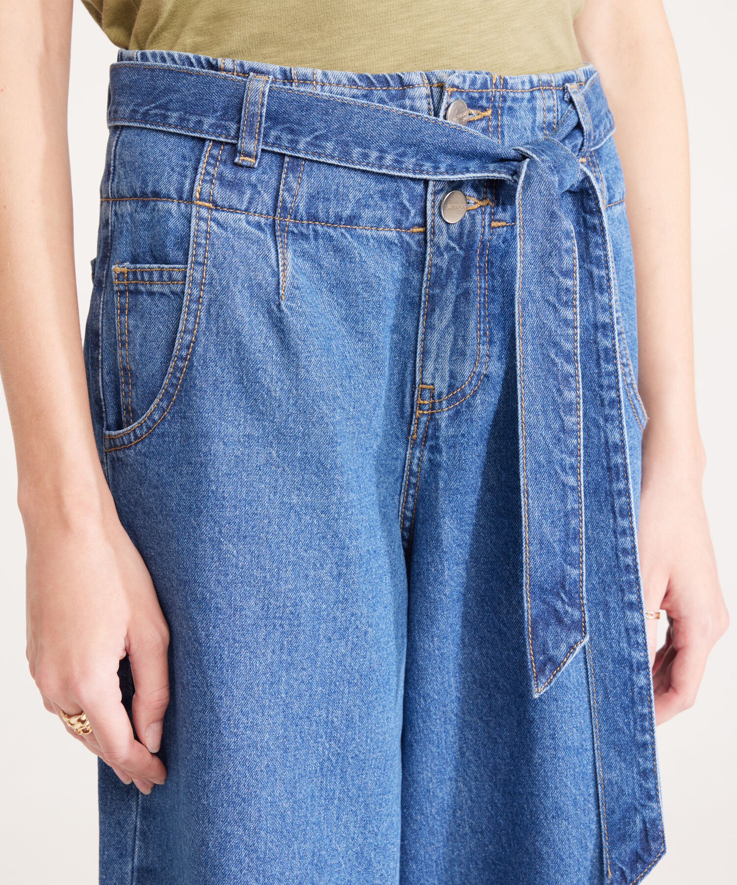 Jean Tipo Wide Leg Cropped