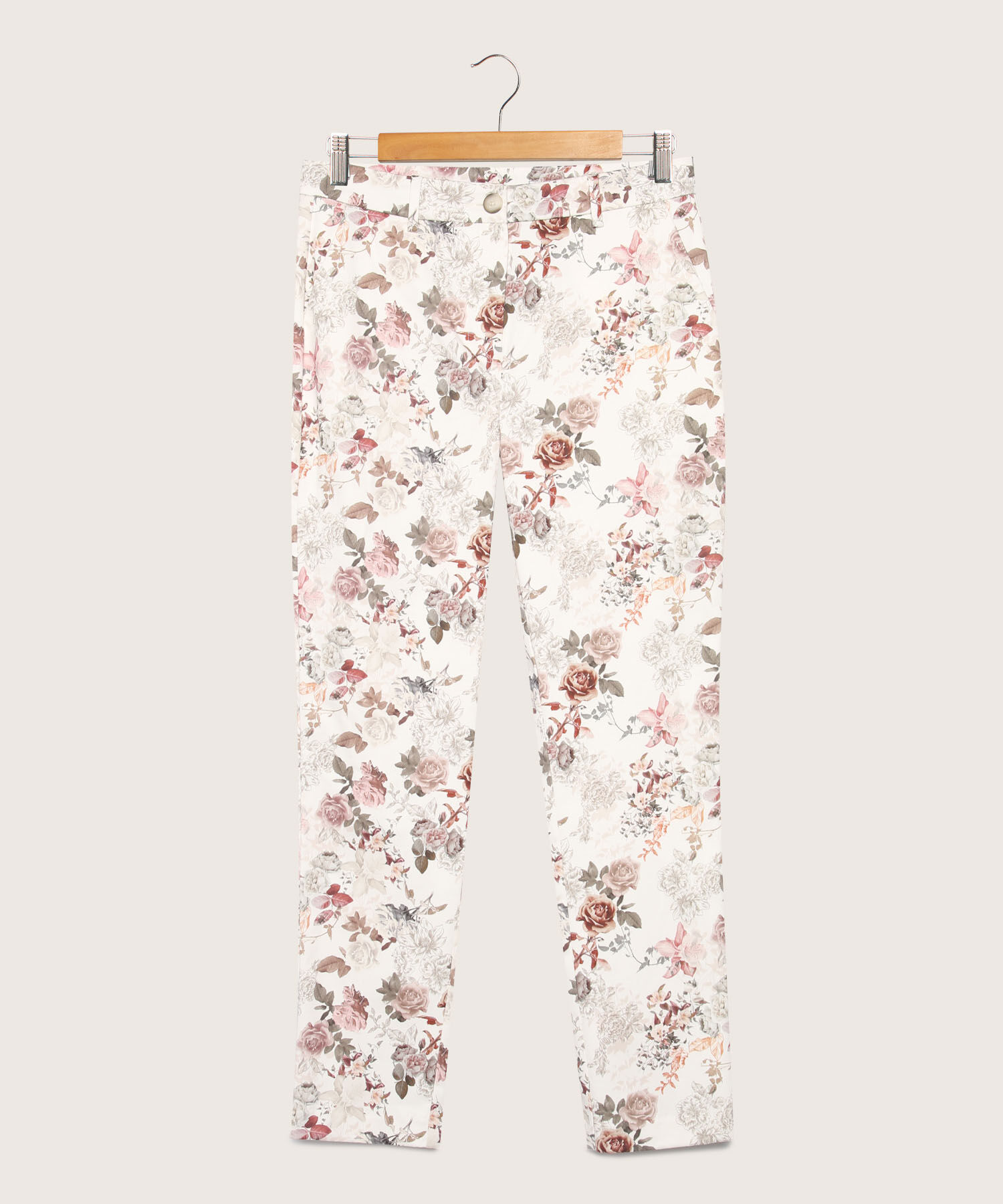 Pantalon Clasico Con Bolsillos