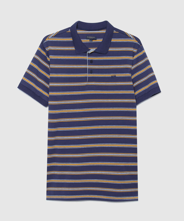 Polo Cuello Y Puños Tejidos