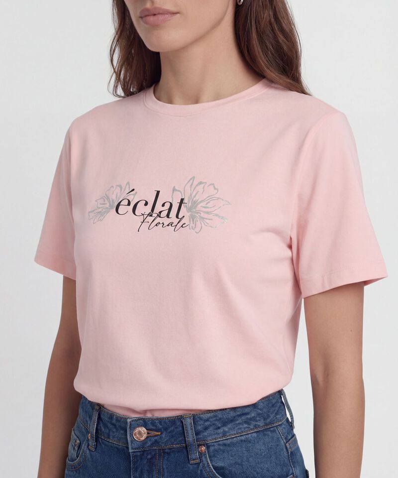 Camiseta Estampada Manga Corta 