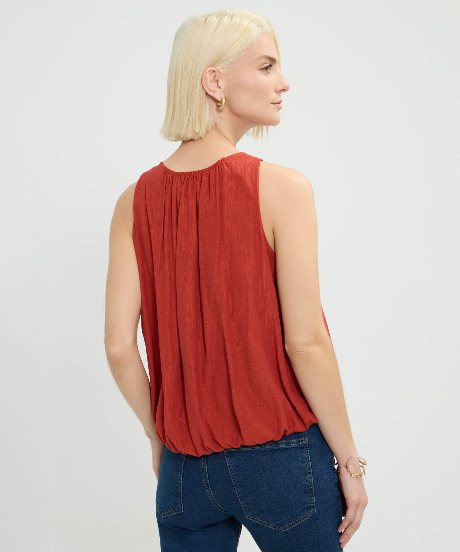 Blusa Unicolor Silueta Globo