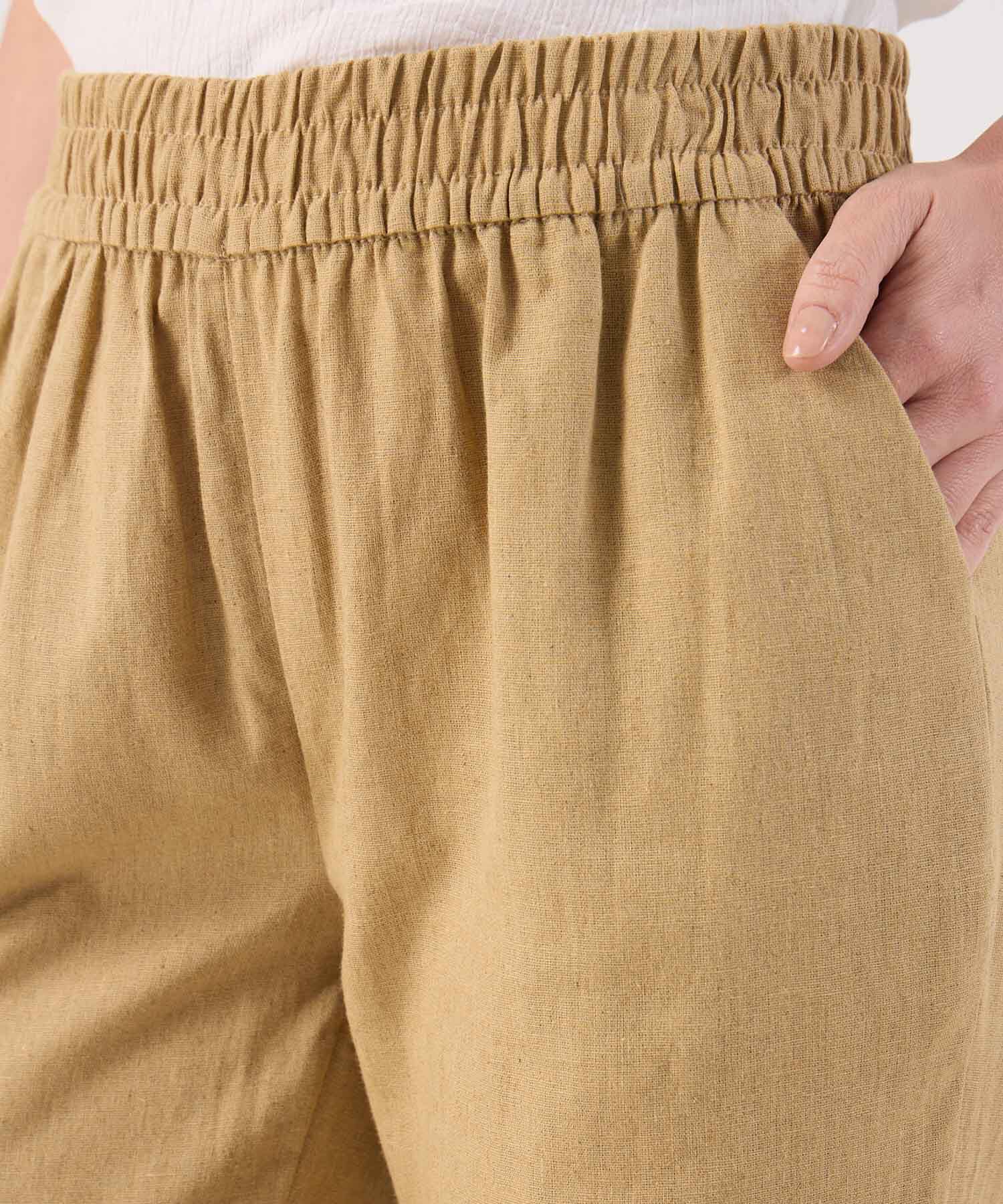 Pantalón en Efecto Lino