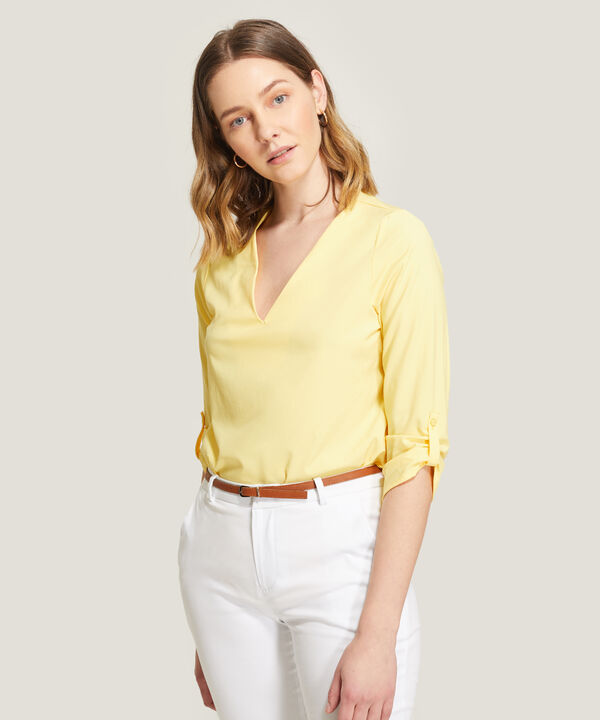 Blusa Escote en V