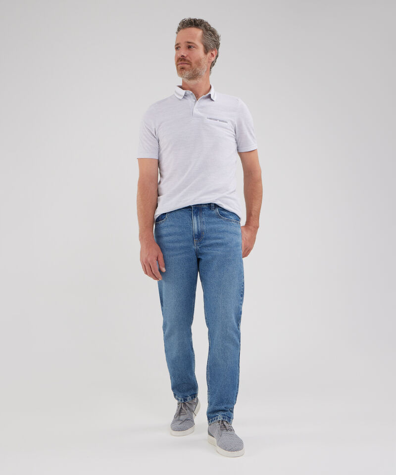 Polo Preteñida Cuello Tejido