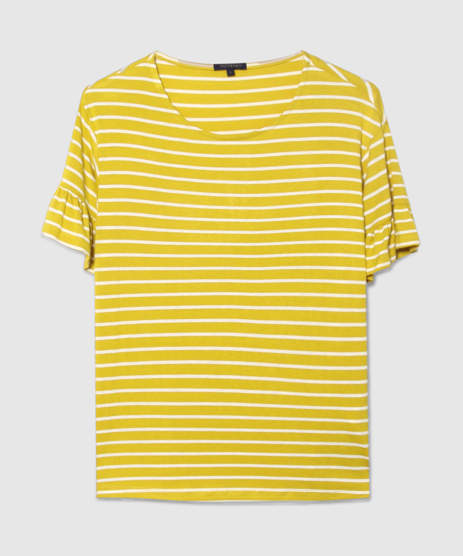 Camiseta Manga Acampanada Con Recogido