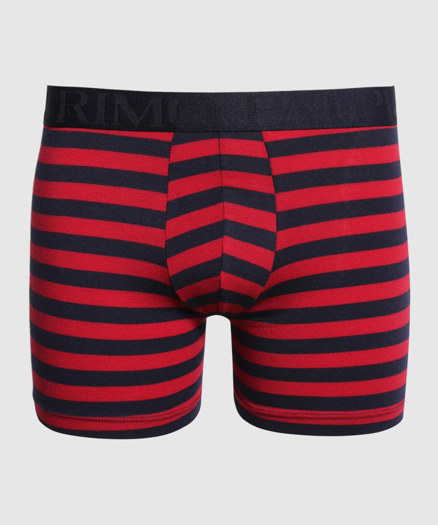 Pantaloncillo Boxer Medio Preteñido En Algodon Con Elastico Expuesto
