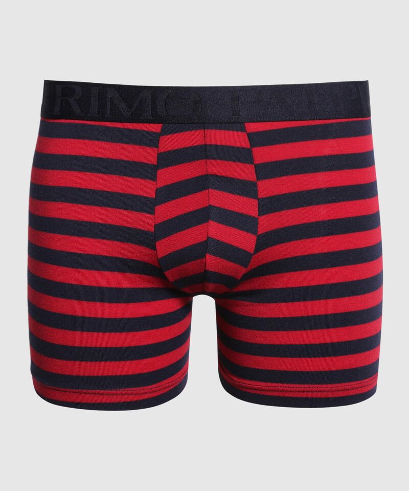 Pantaloncillo Boxer Medio Preteñido En Algodon Con Elastico Expuesto
