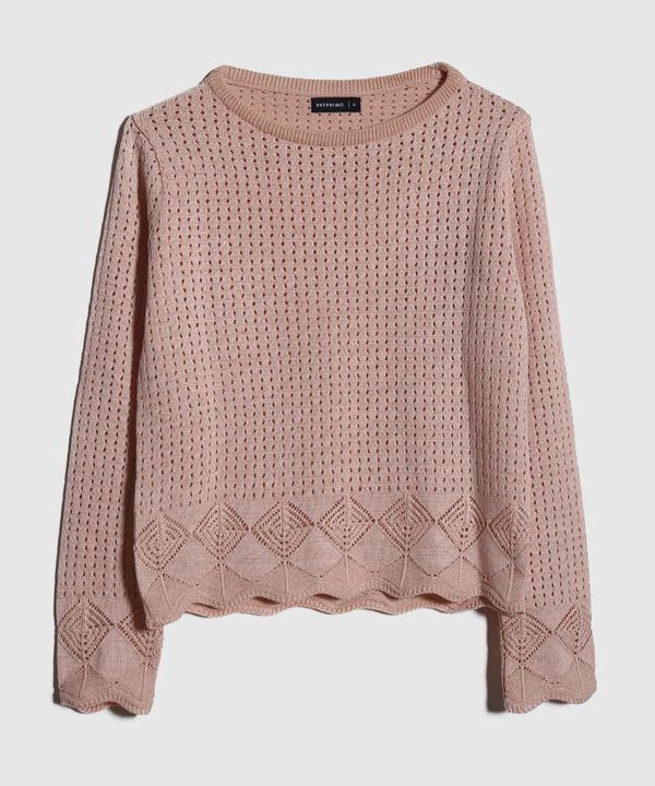 Saco Manga Larga Con Lurex