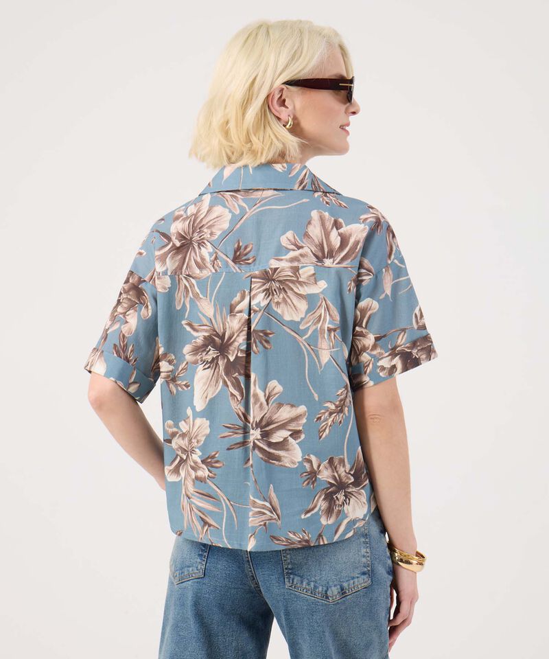 Camisa Manga Corta Con Bolsillo