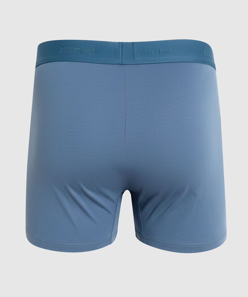 B&oacute;xer Ajustado Con Vivo En Contraste Hombre