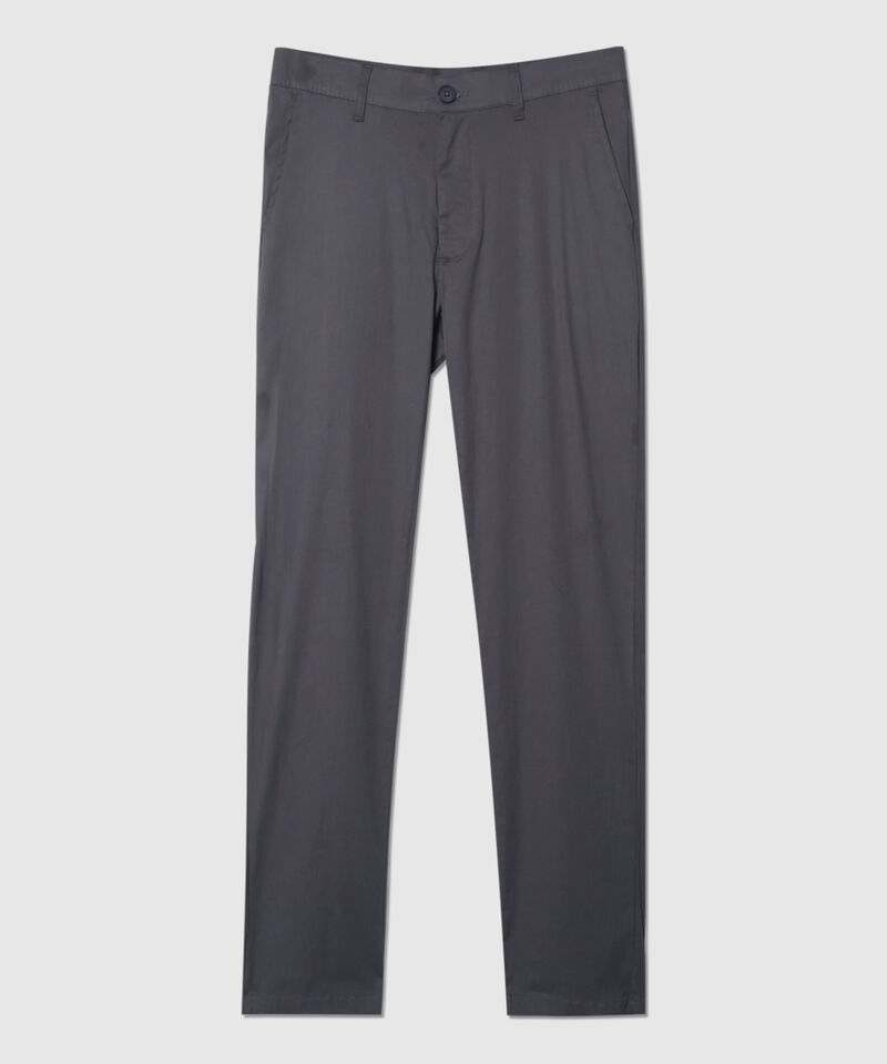 Pantalón Chino Unicolor Con Silueta Slim Fit