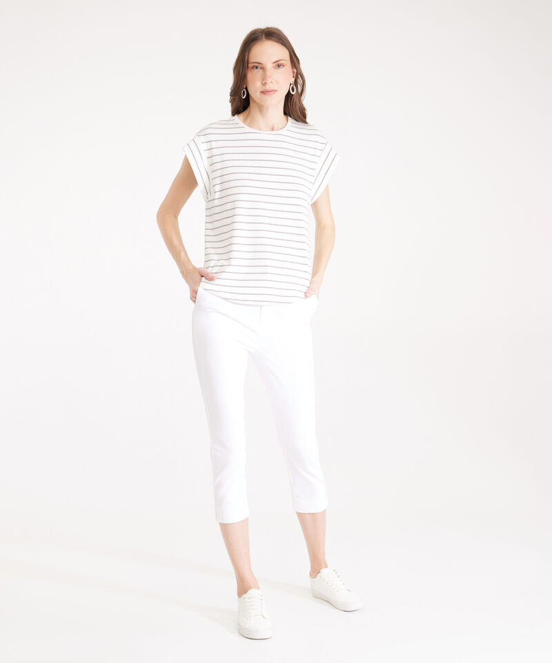 Pantalón Capri Unicolor