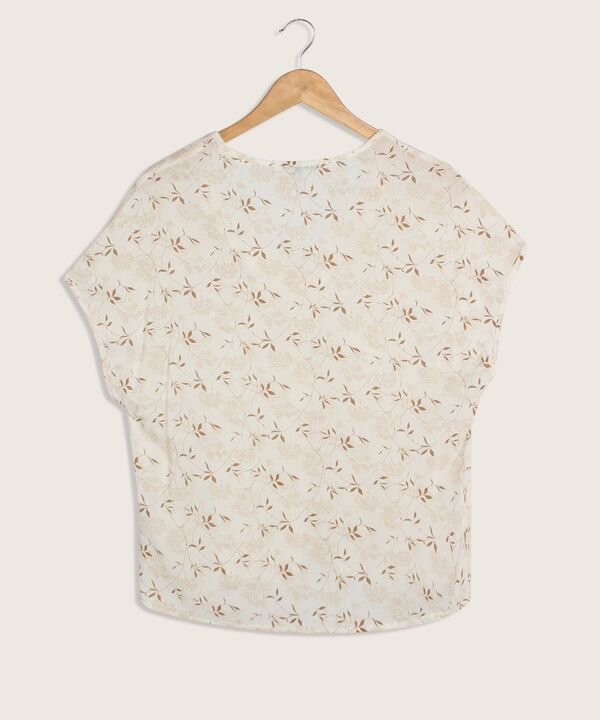 Blusa Manga Corta Con Prense