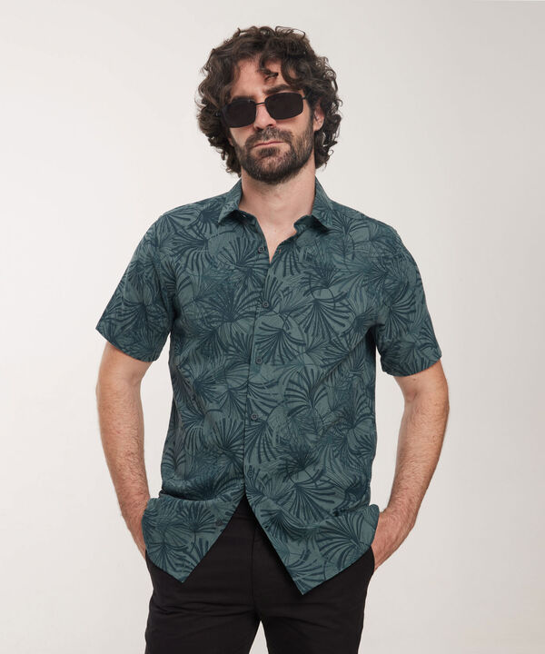 Camisa Manga Corta Estampada