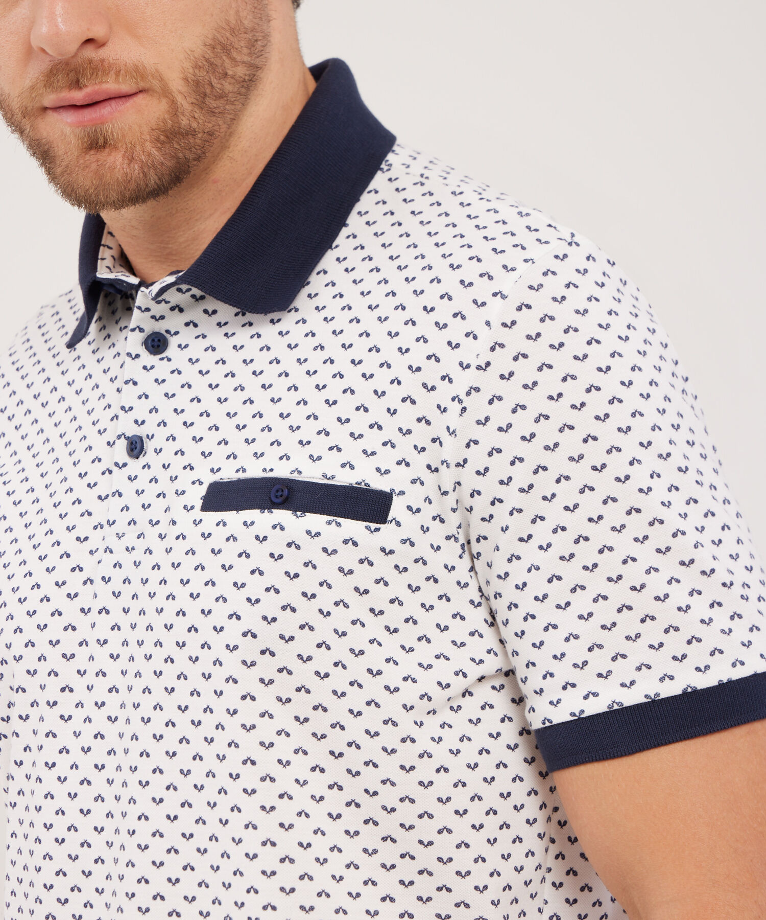 Polo  Cuello Tejido