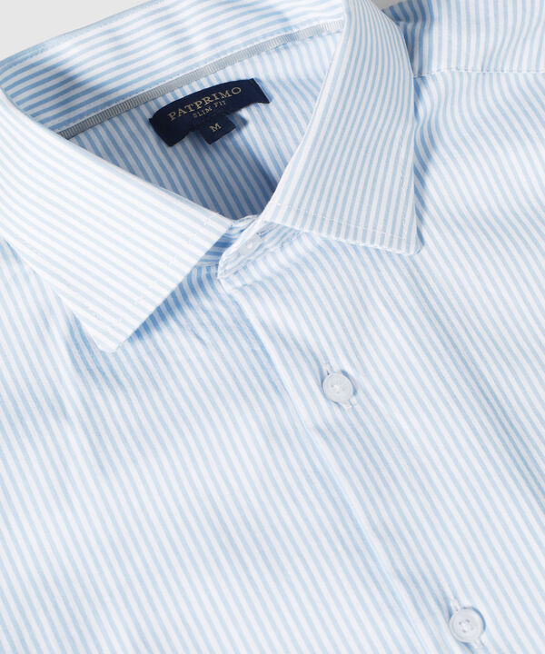 Camisa Corbatera Manga Larga Cuello Formal Italiano