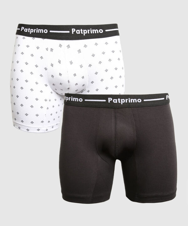 Pack X2 B&oacute;xer Medio Estampado image number null