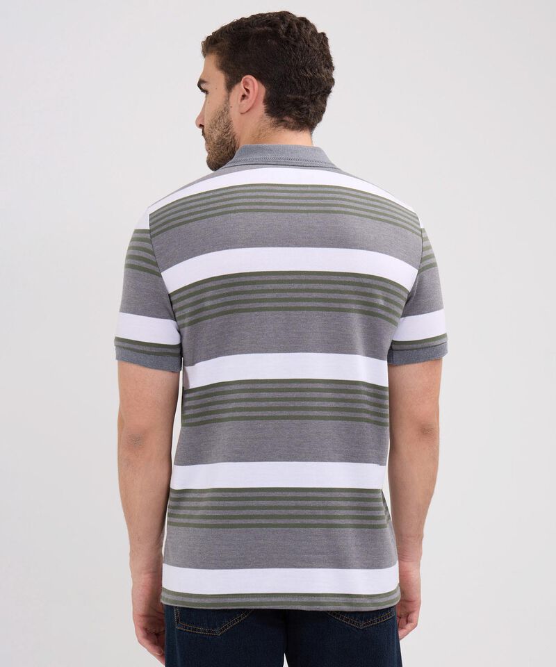 Polo Preteñida Cuello Y Puños Tejidos Con Bolsillo