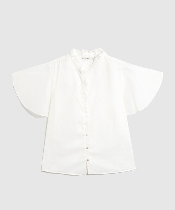 Blusa Unicolor Manga Corta  image number null