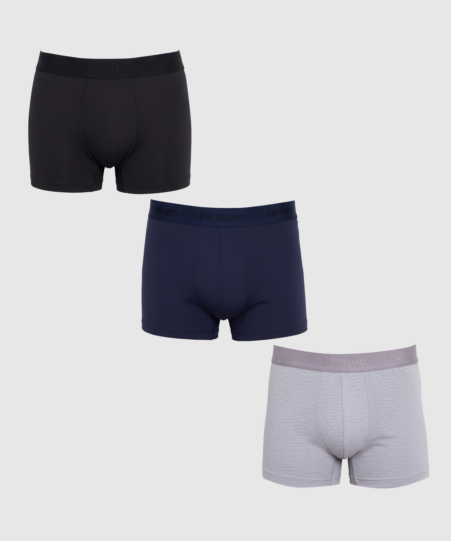 Set x3 B&oacute;xers Trunk B&aacute;sicos para Hombre