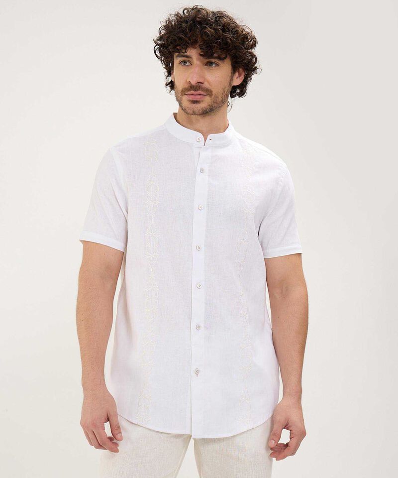 Guayabera en Efecto Lino