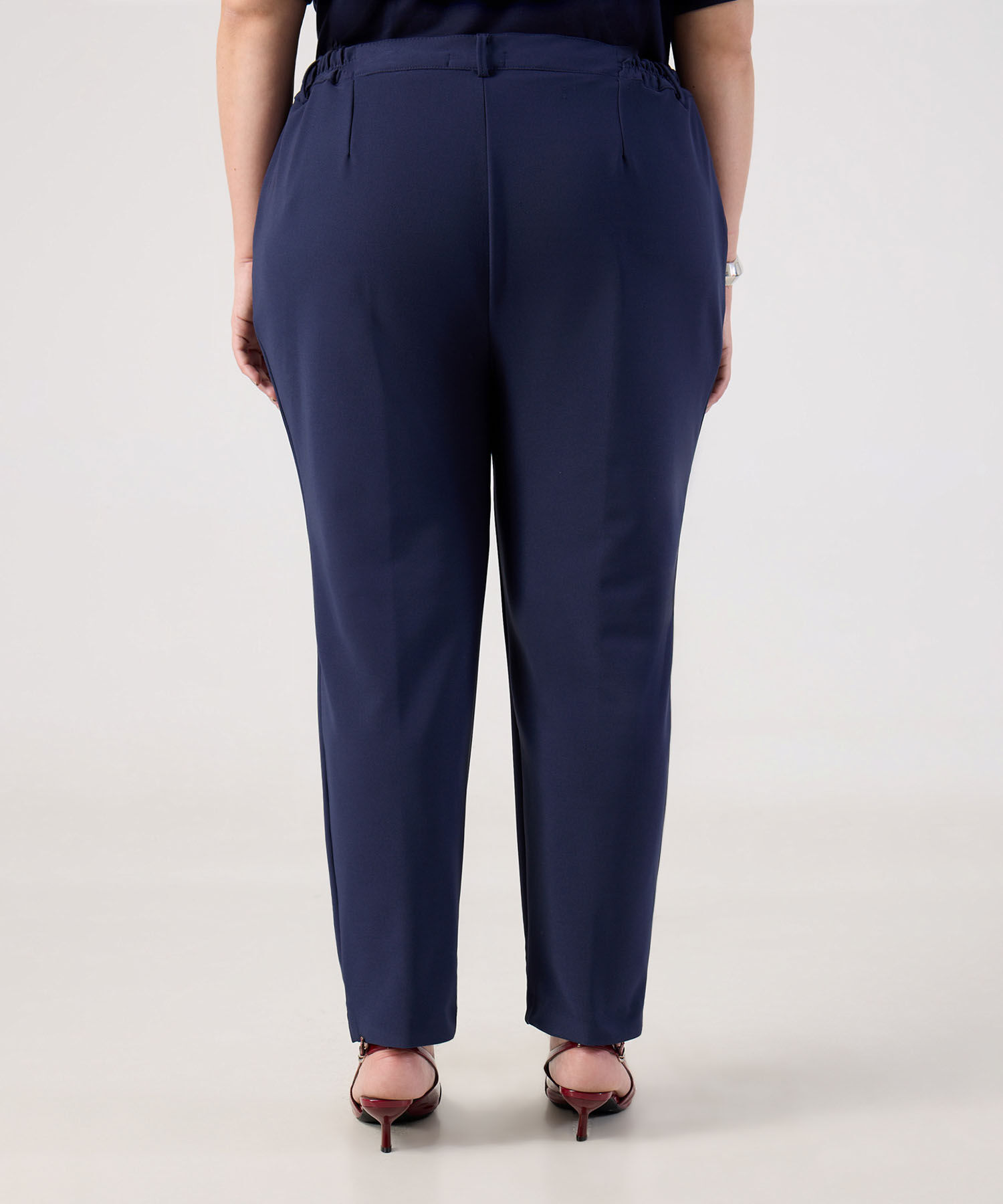 Pantal&oacute;n Clasico Unicolor para Mujer Curvy