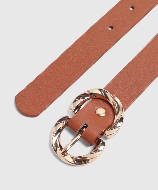 Cinturón Clásico Con Hebilla Doble Para Mujer image number null