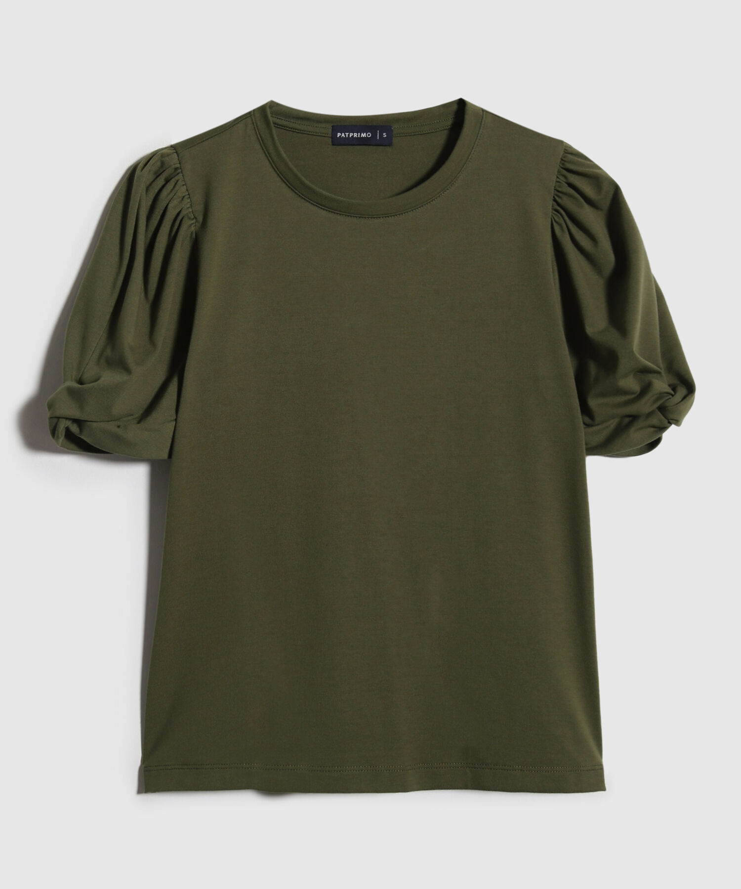 Camiseta Con Detalle En Manga