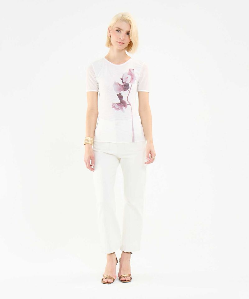 Camiseta Estampado Floral