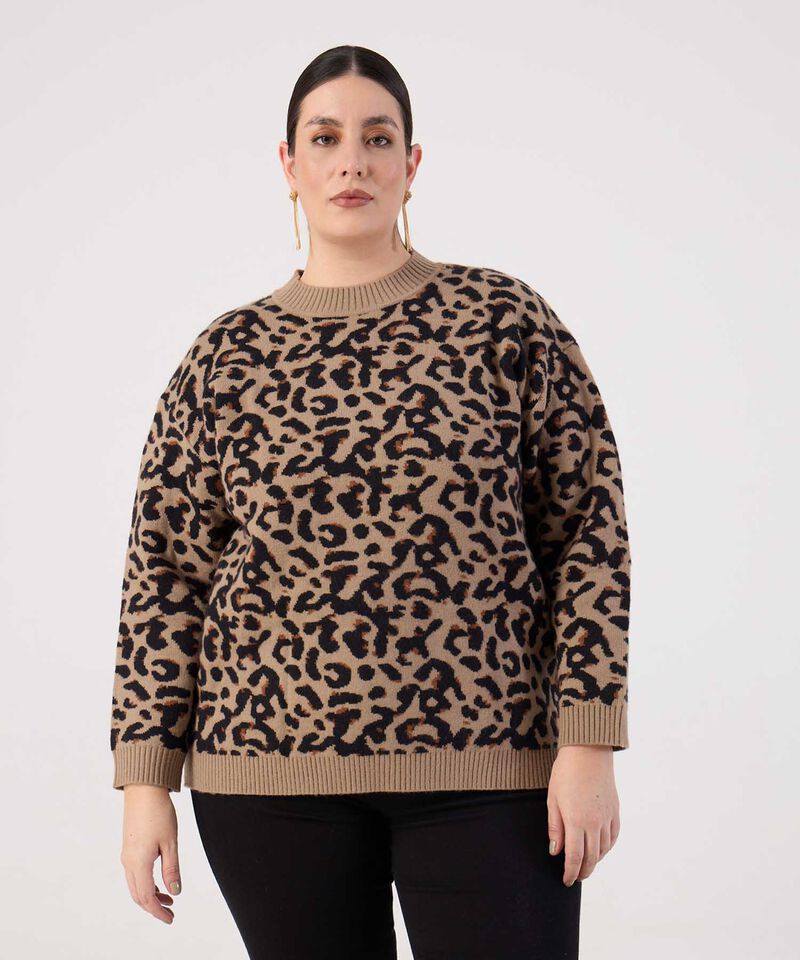 Buzo animal print para mujer curvy