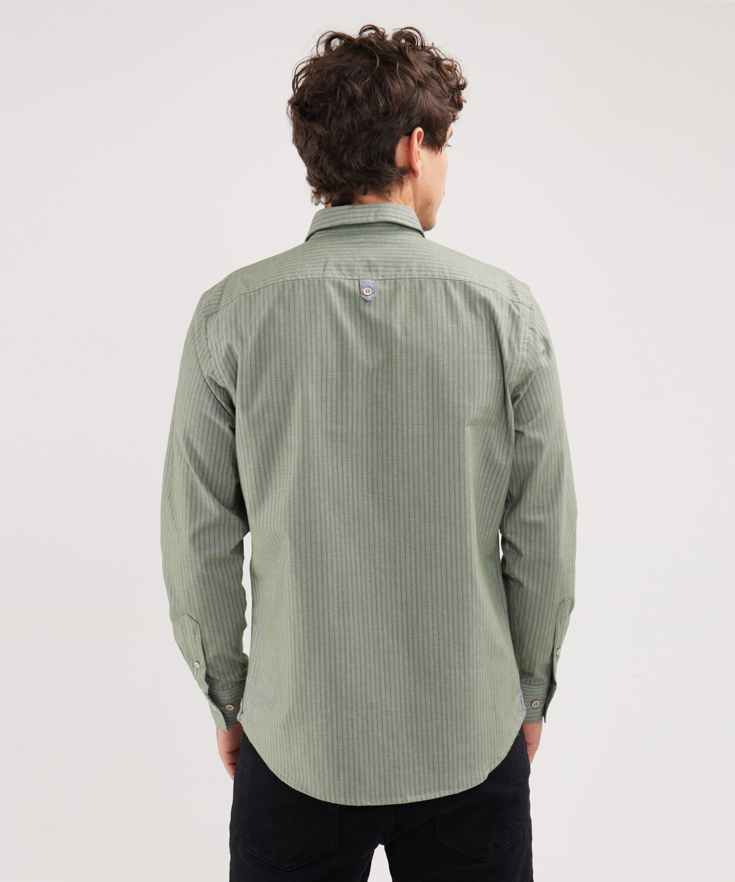 Camisa Manga Larga Preteñida