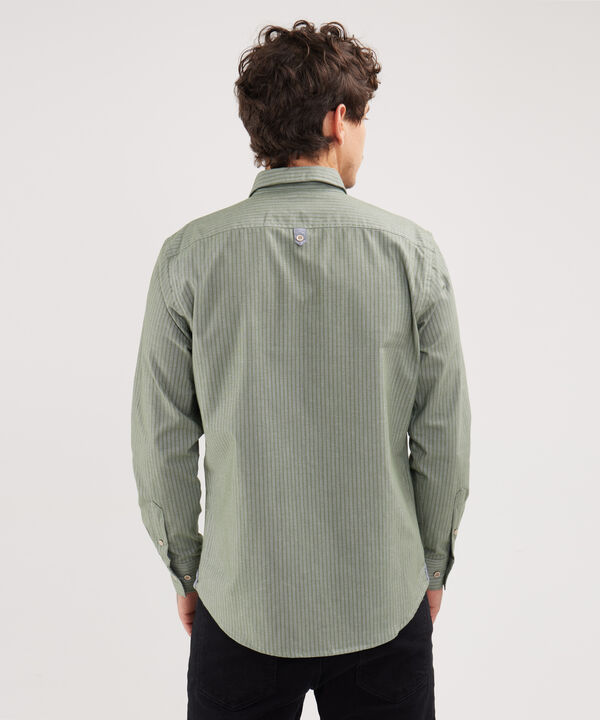 Camisa Manga Larga Preteñida