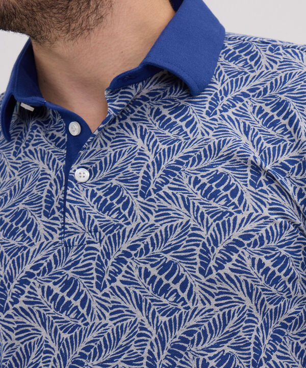 Polo Estampada, Cuello Máquina Con Puños Tejidos image number null