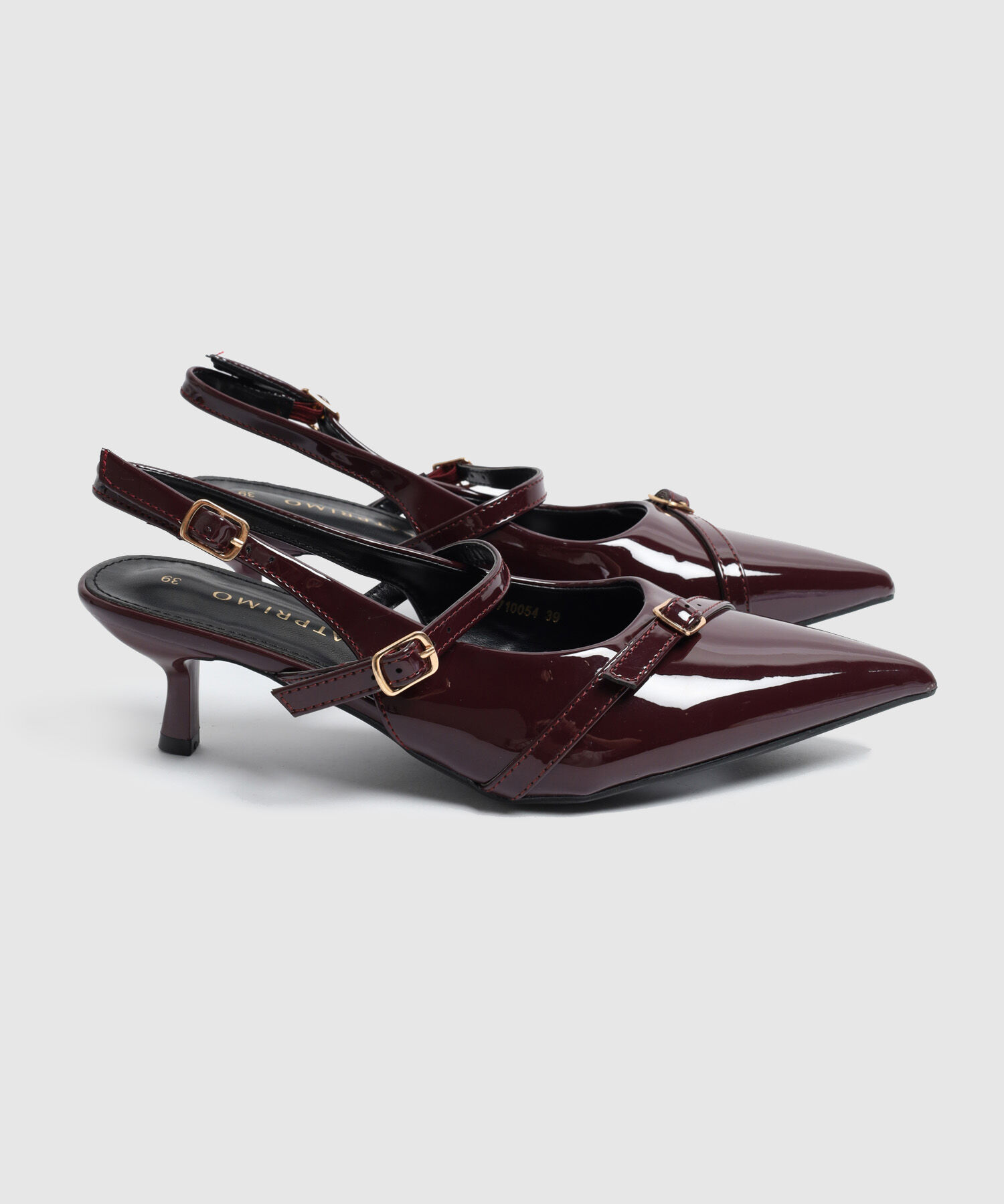 Tacones Destalonados Con Correas Mujer