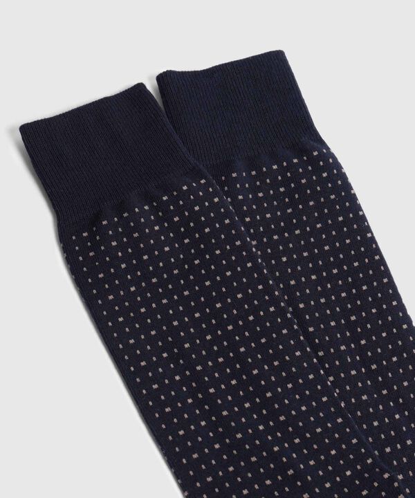 Medias Largas Estampado de Rombos