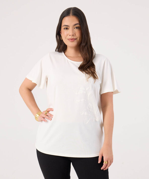 Camiseta Screen En Contraste Para Mujer image number null