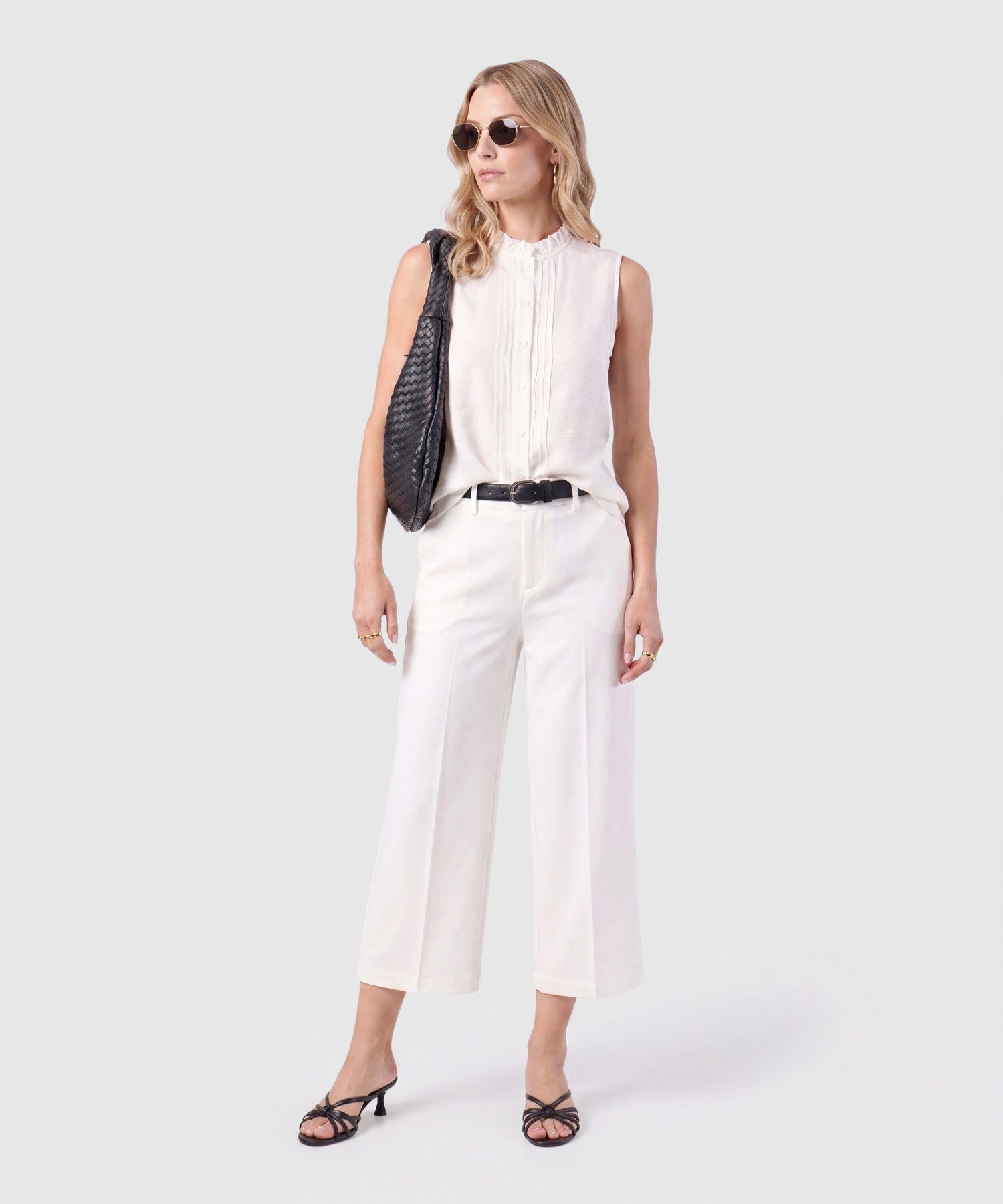 Pantal&oacute;n Culotte De Corte Amplio Mujer
