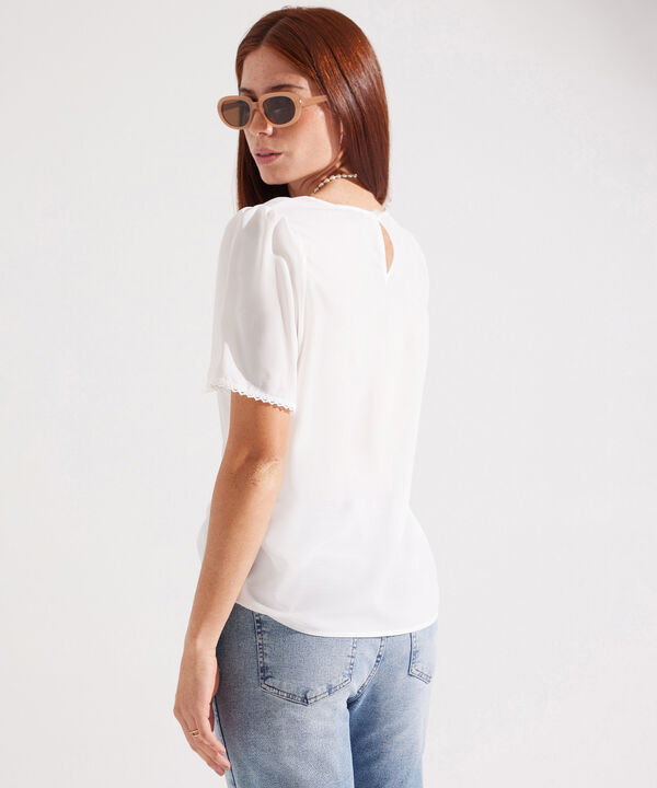 Blusa con Escote Redondo