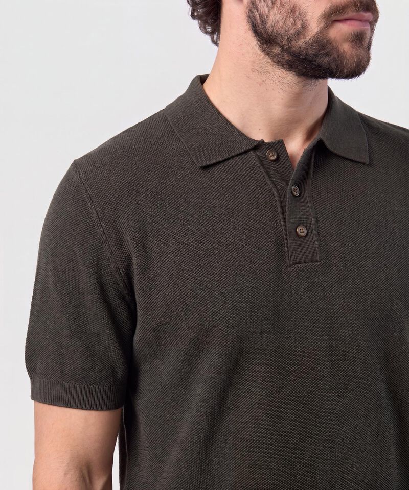 Polo En Tejido De Punto Para Hombre