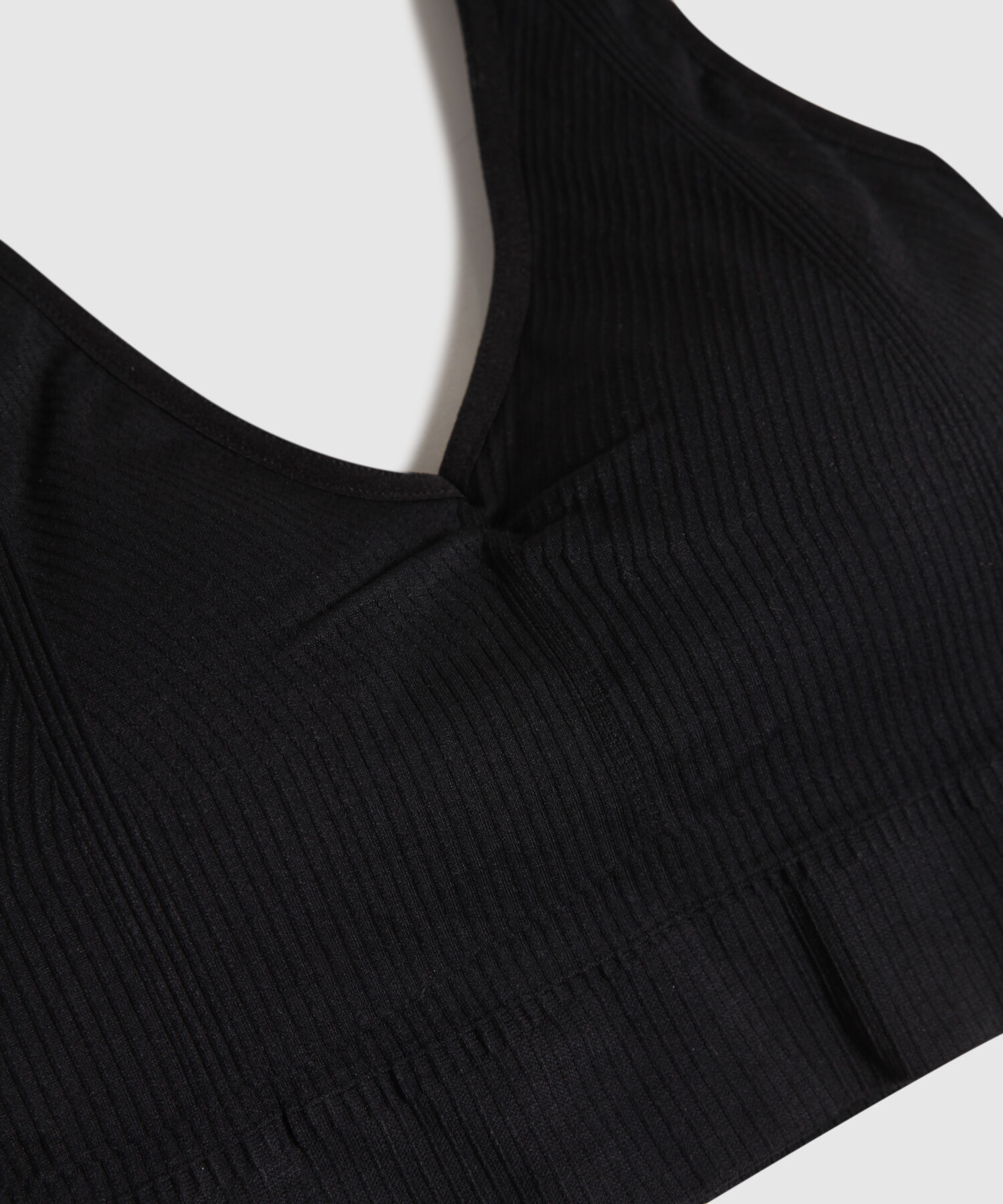 Top Top Seamless Escote V Con Tiras Ajustables